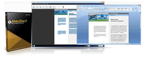 Able2Doc 6 PDF to Word Converter