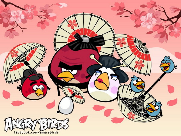 Angry Birds Seasons Cherry Blossom