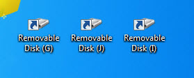 Auto-Create Removable Drive Shortcut on Desktop