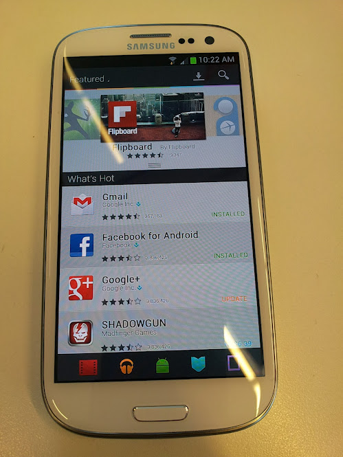 Revamped Google Play Store on Android Jelly Bean