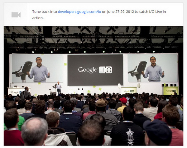 Watch Live Stream of Google I/O Conference