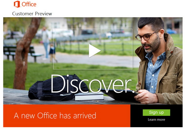 Microsoft Office 2013 Customer Preview