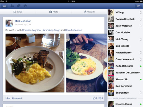 Facebook for iOS version 5.0 with major speed increase