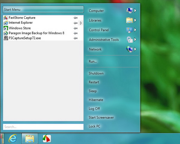 Power8 Brings Start Menu to Windows 8