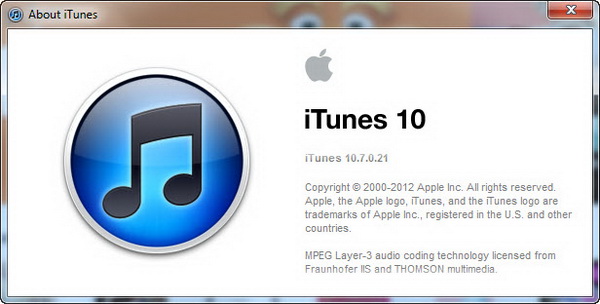 iTunes 10.7 with iOS 6 support