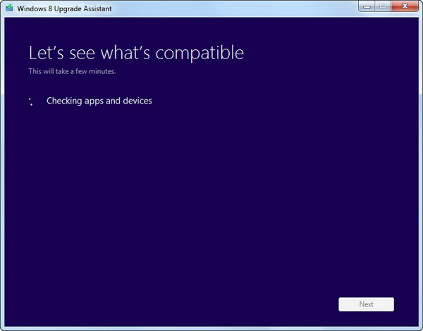 Windows 8 Upgrade Assistant