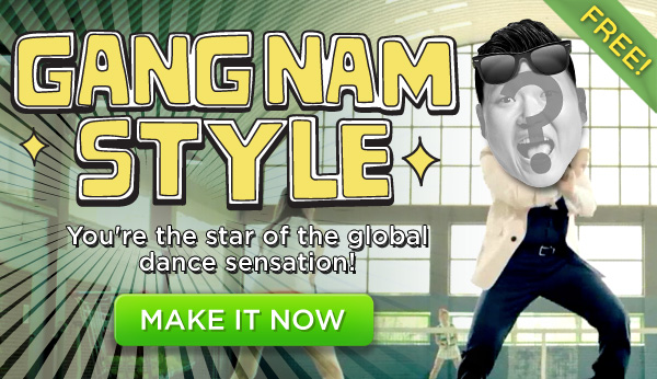 Create Personalized Gangnam Style Animated eCard