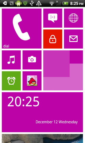 WP8 Launcher for Android