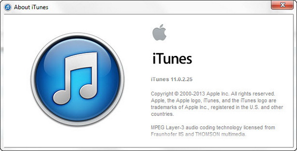 iTunes 11.0.2