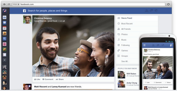 Facebook News Feed gets a new look