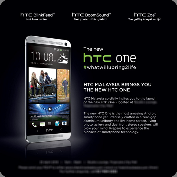 HTC One Malaysia Launch Date