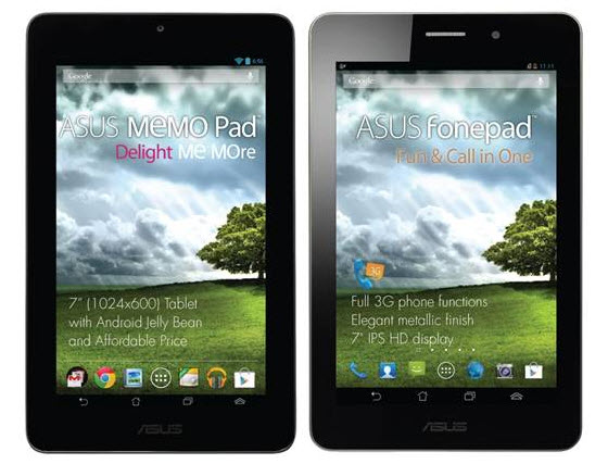 ASUS Fonepad and MeMO Pad Giveaway