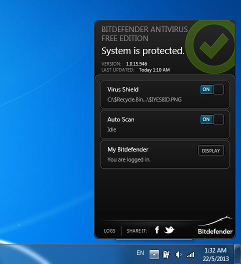 bitdefender antivirus free edition requirements