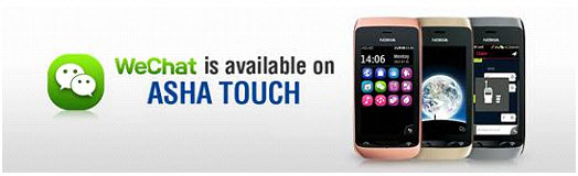 WeChat Available on Nokia Asha Touch