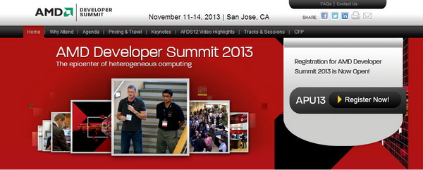 AMD Developer Summit 2013 APU13