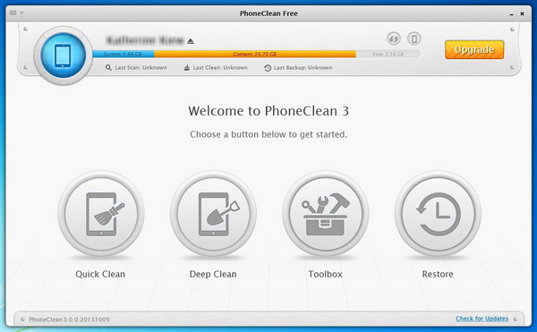 PhoneClean 3 for iPhone and iPad