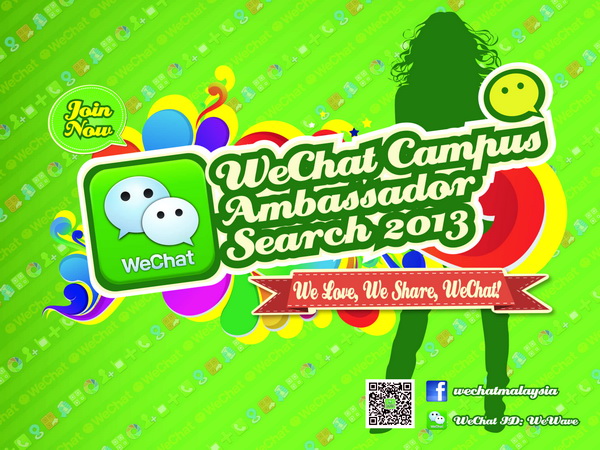 WeChat Malaysia Campus Ambassador Search 2013