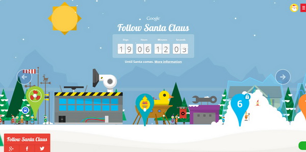 Google Santa Tracker 2013