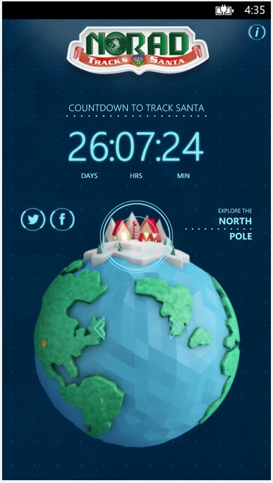 NORAD Tracks Santa 2013 for Android