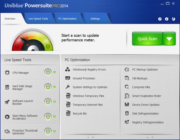 Uniblue Powersuite 2014