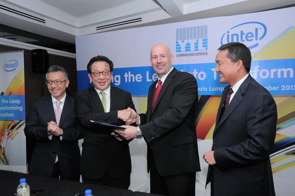 YTL and Intel Malaysia signed MoU for 4G Laptops and Tablets roll out
