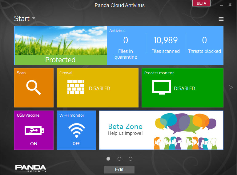 Panda Cloud Antivirus 2.9 Beta