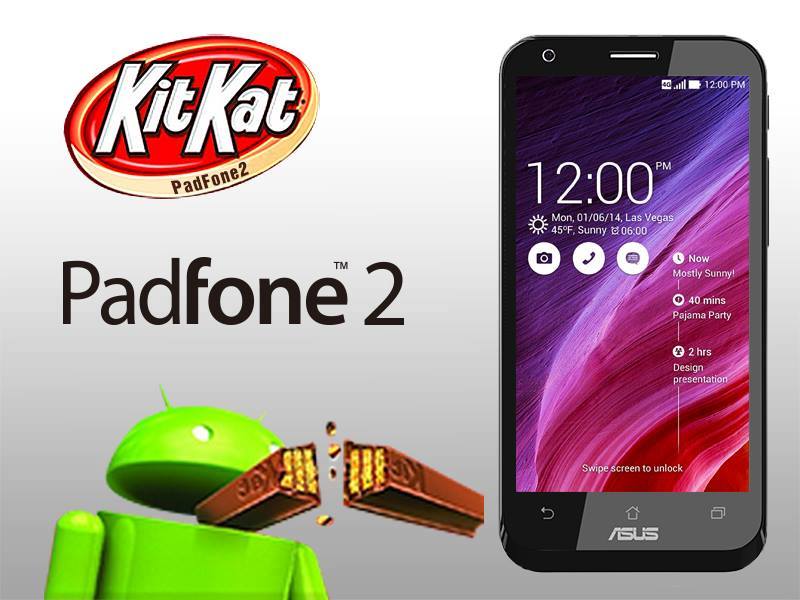 Padfone 2 gets KitKat update