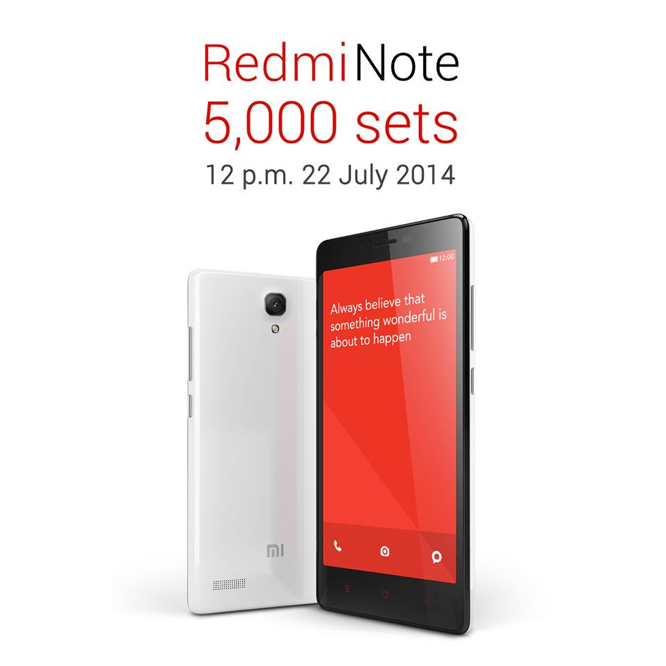 Redmi Note debut sale in Malaysia