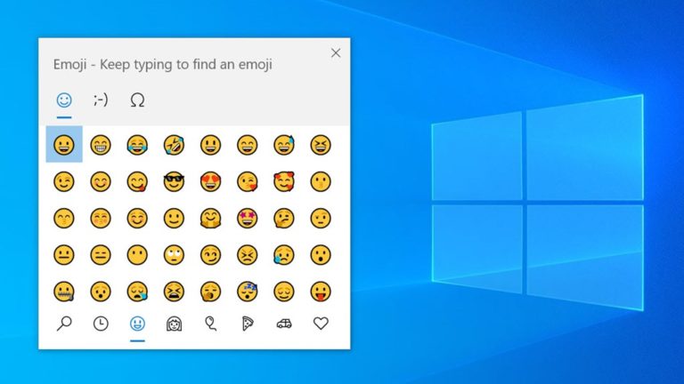 How to type emoji, kaomoji and symbols on Windows 10?